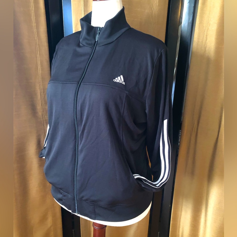 Adidas Unisex Black Track Jacket